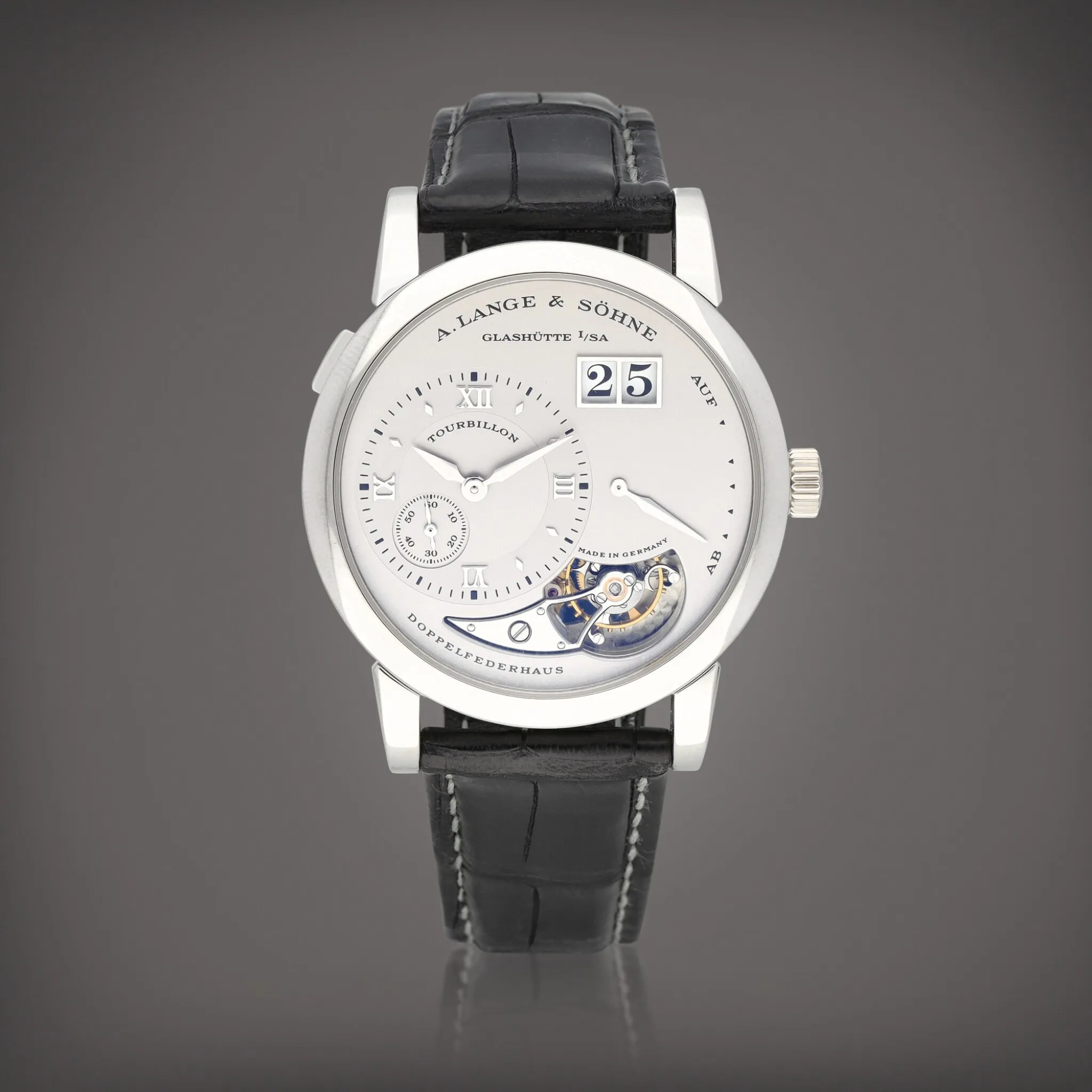 A. Lange & Söhne Lange 1 704.025 38.5mm Platinum Silver