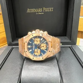 Audemars Piguet Royal Oak 26239OR.OO.1220OR.01 41mm Rose gold Blue