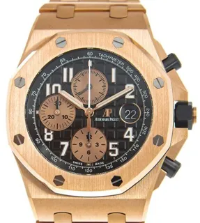 Audemars Piguet Royal Oak Offshore 26470OR.OO.1000OR.03 42mm Rose gold Black and Golden