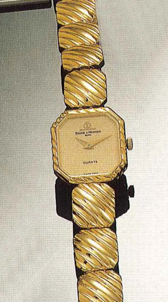 Baume & Mercier 18mm Yellow gold Champagne