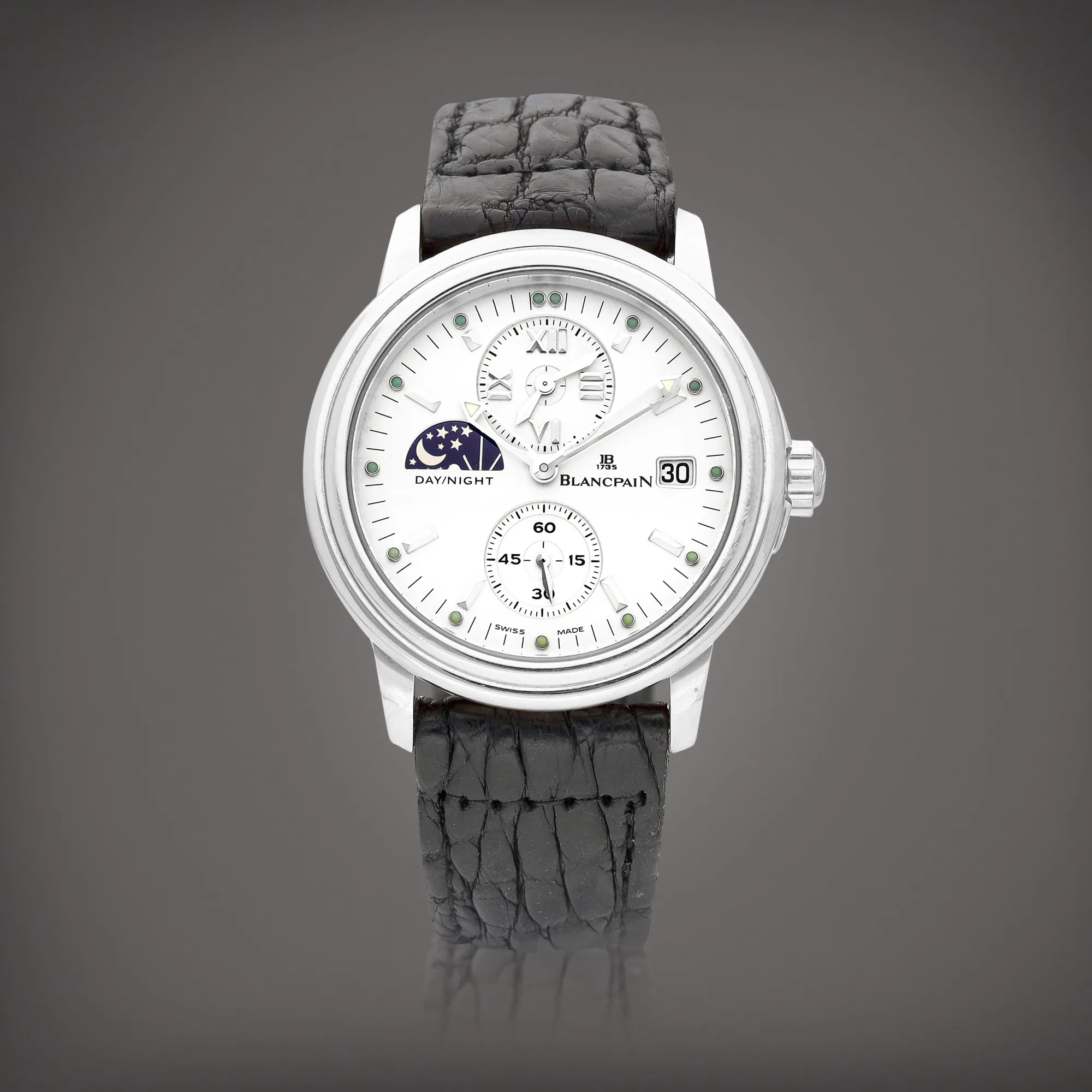 Blancpain Léman 2160 38mm White gold Silver