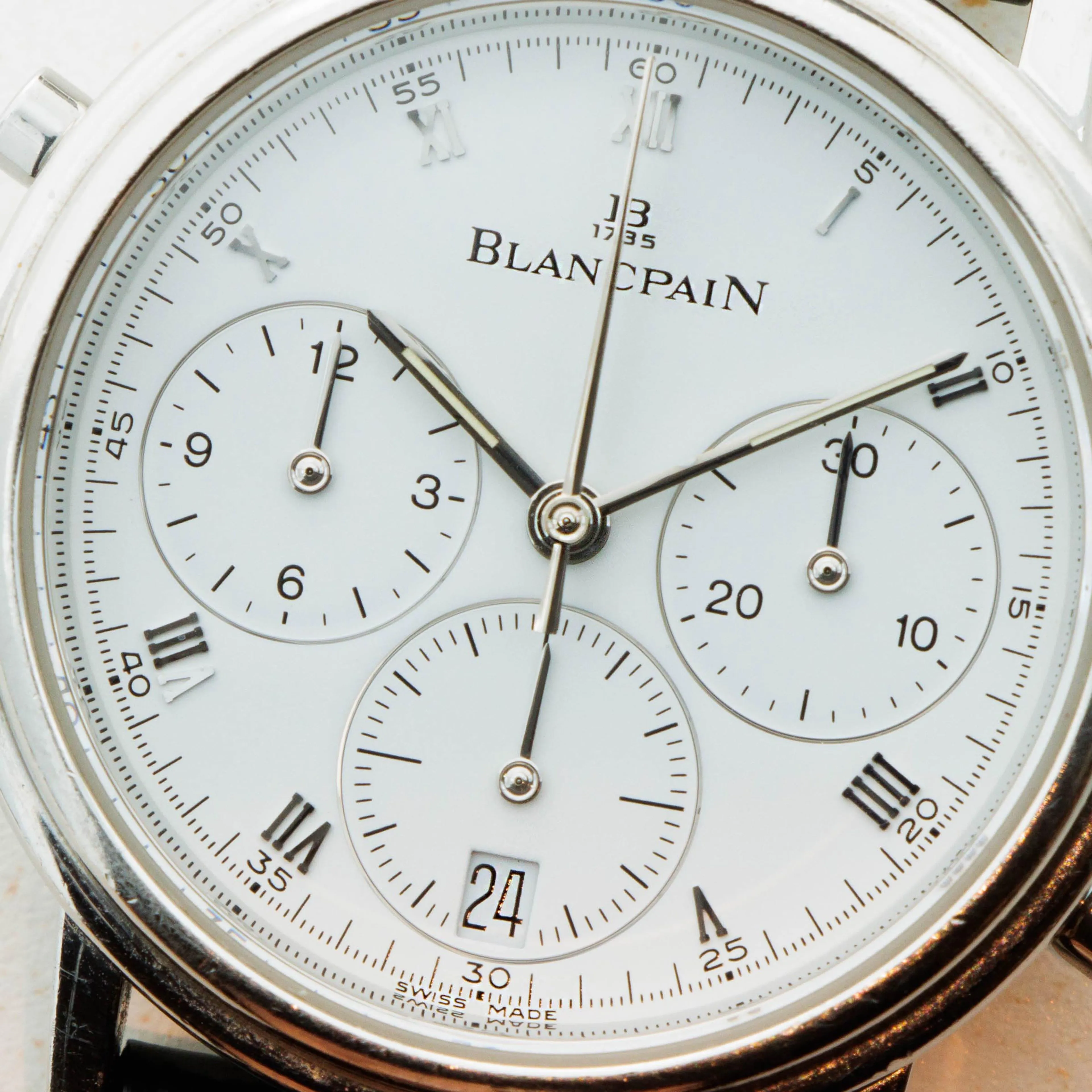 Blancpain Villeret 1186 34mm Platinum White 10