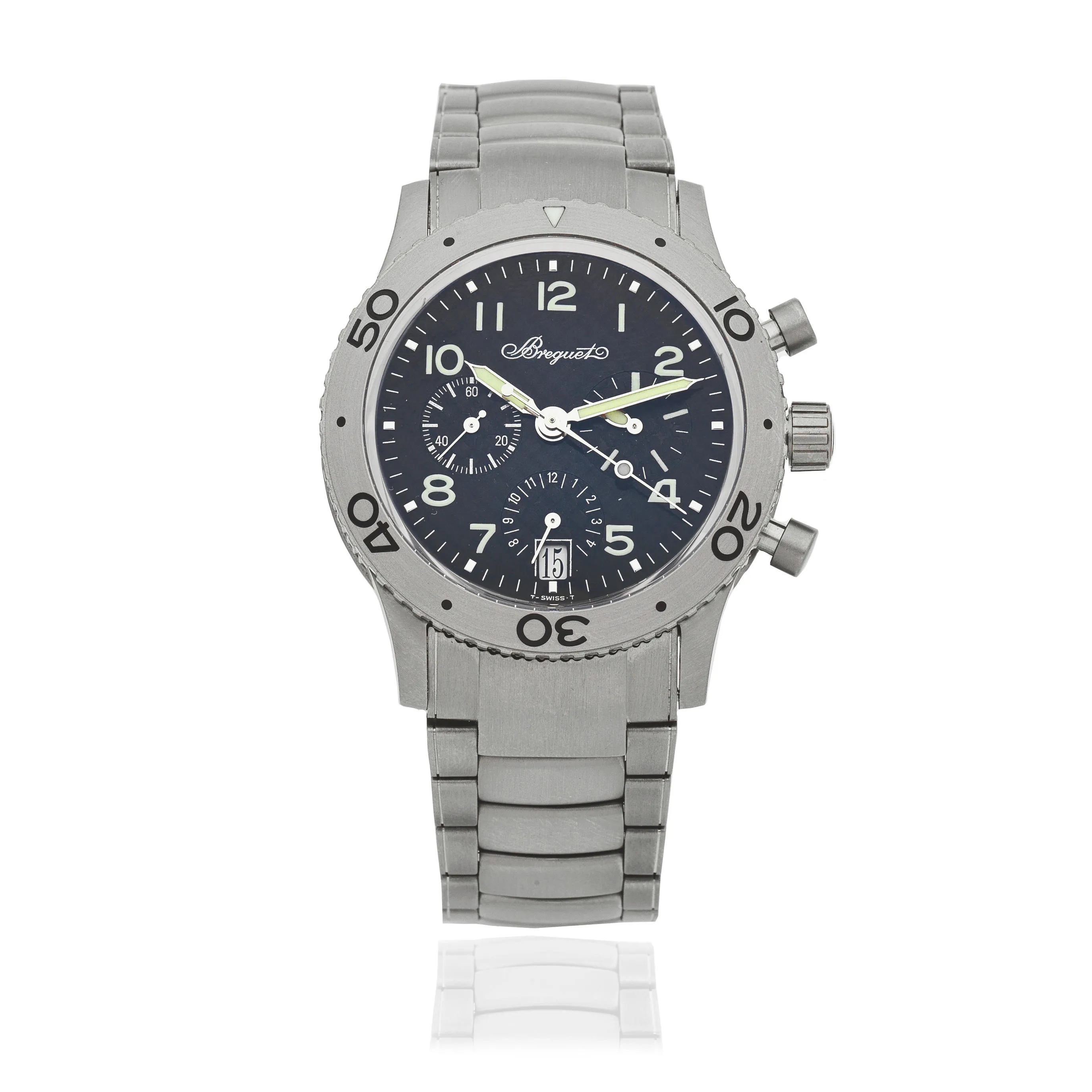 Breguet Type XX Transatlantique 3820 39mm Titanium Black