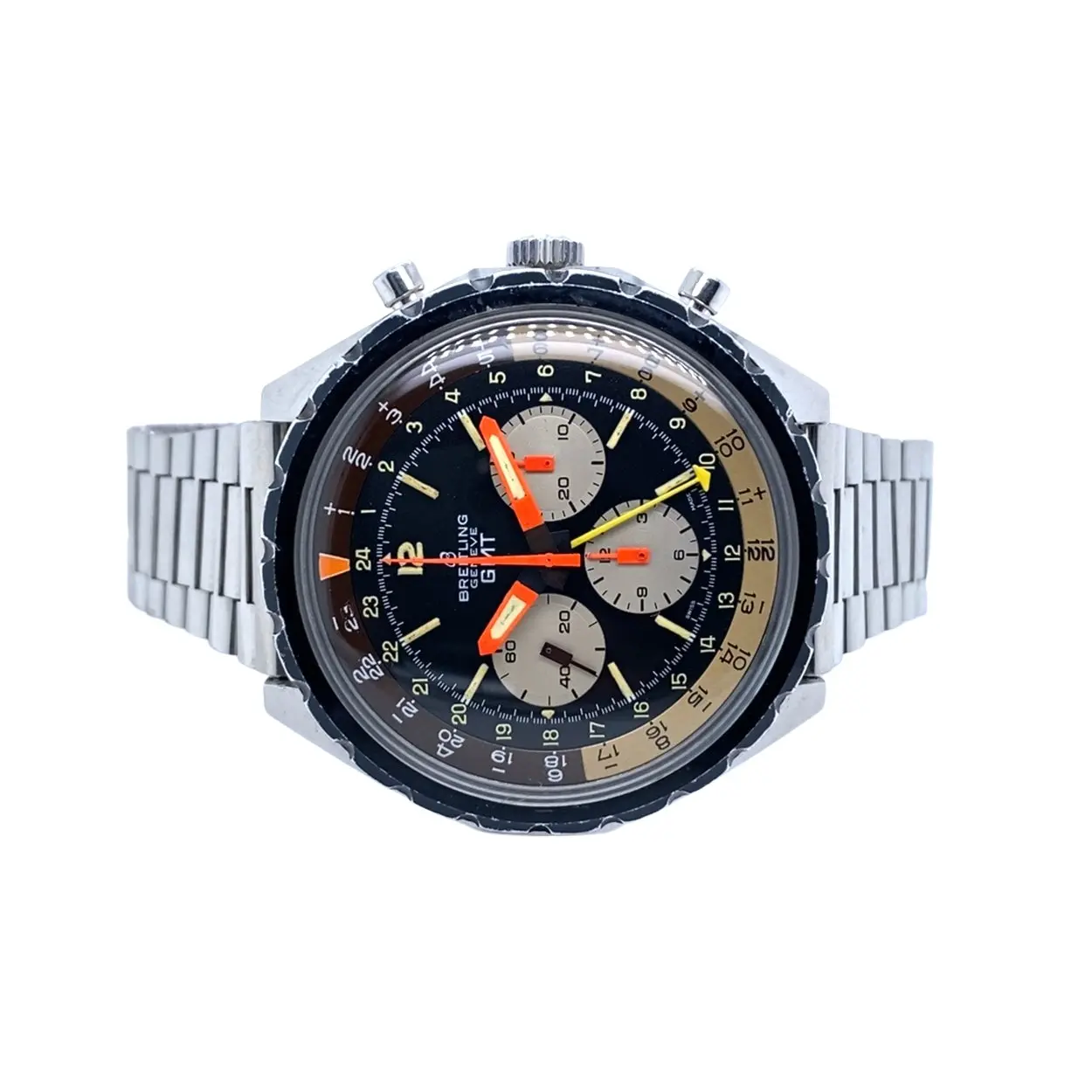 Breitling 812 48mm Stainless steel Black