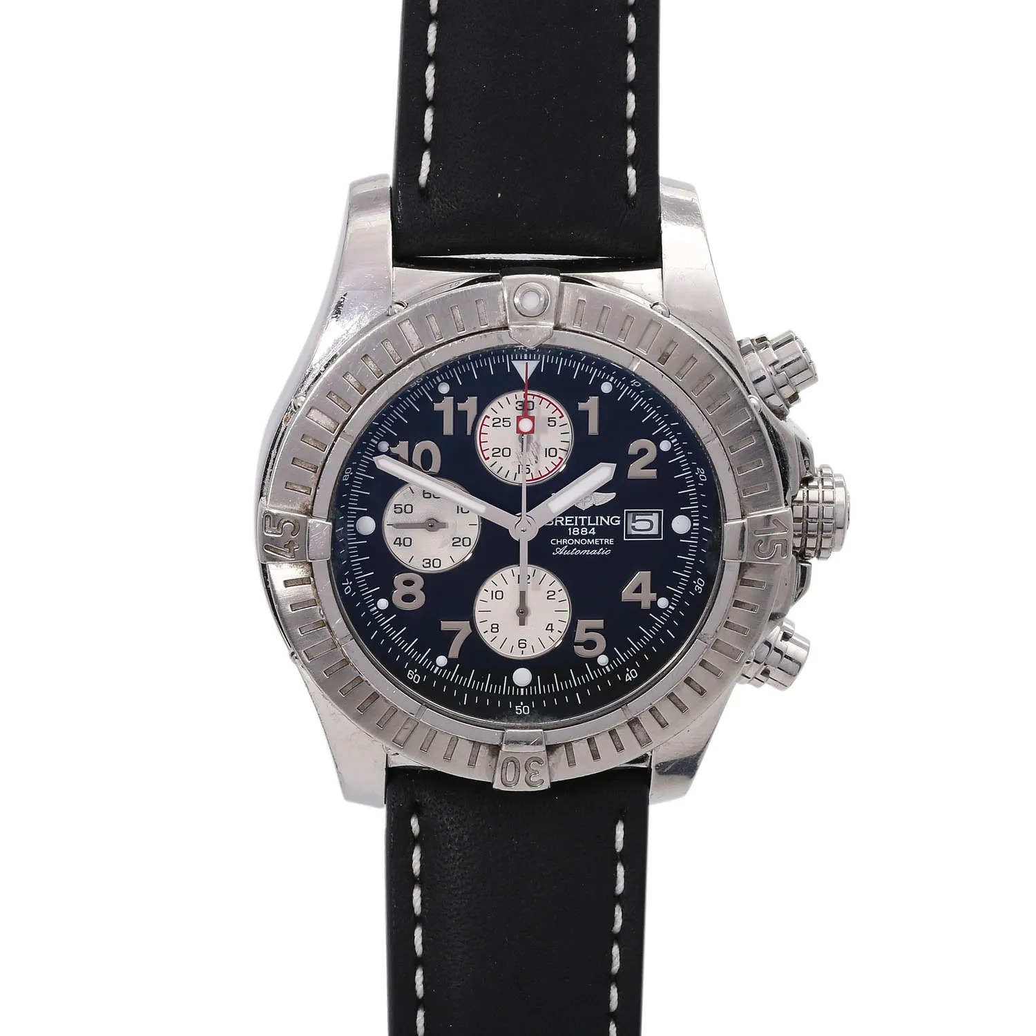 Breitling Avenger A13370 48mm Stainless steel bi-color black and silver