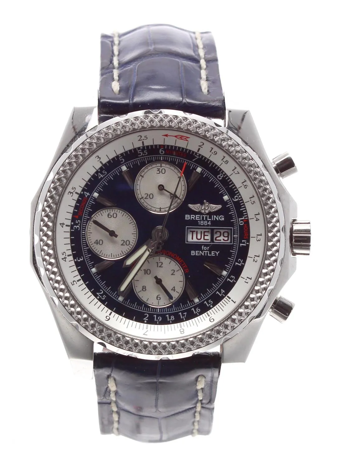 Breitling Bentley A13362 47mm Stainless steel Blue 1