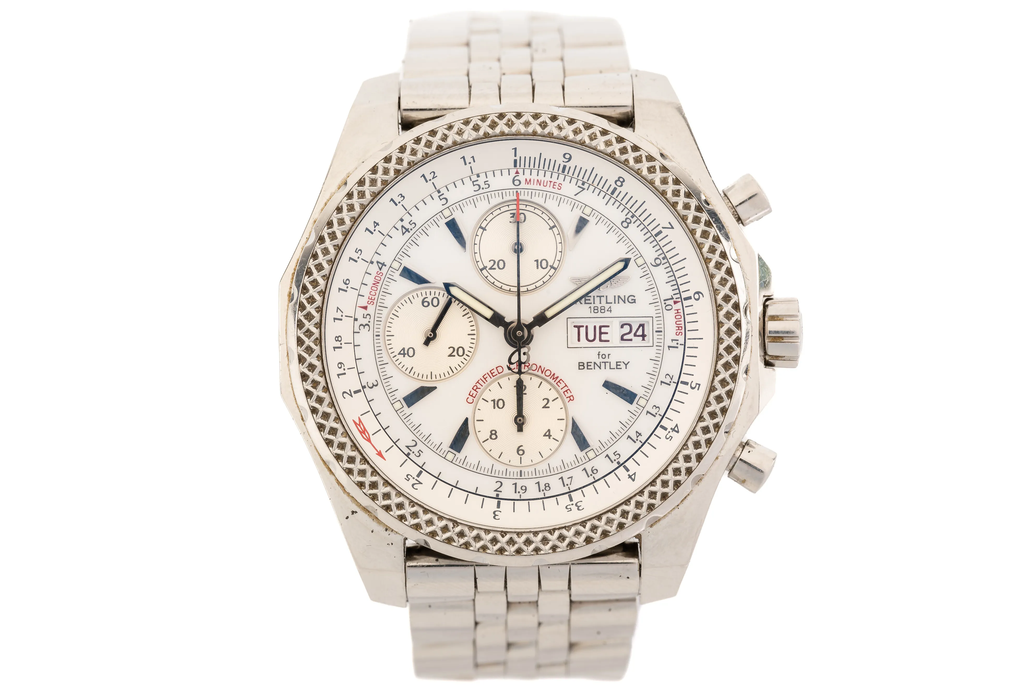 Breitling Bentley A13362 45mm Stainless steel White