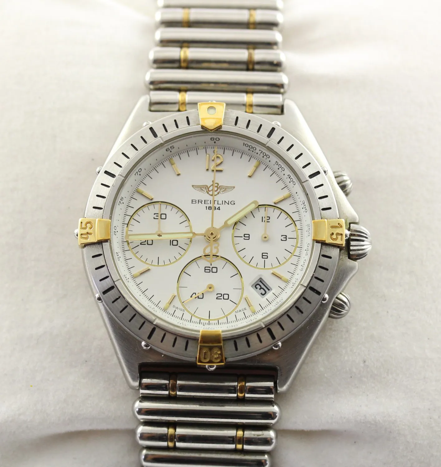 Breitling Chronomat B55046 Stainless steel White