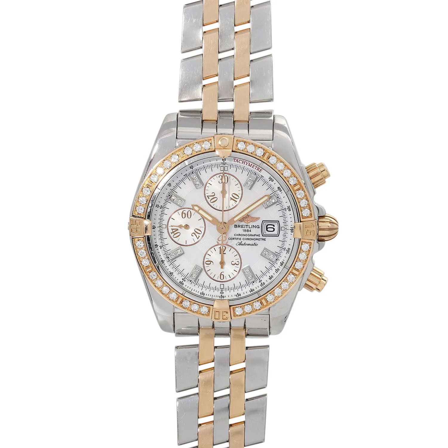 Breitling Chronomat C13356 43mm Diamond White