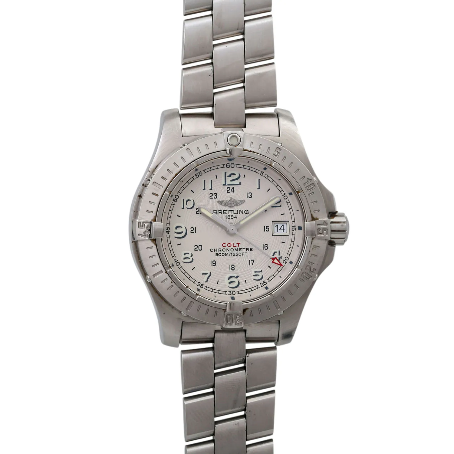 Breitling Colt A74380 39mm Stainless steel White