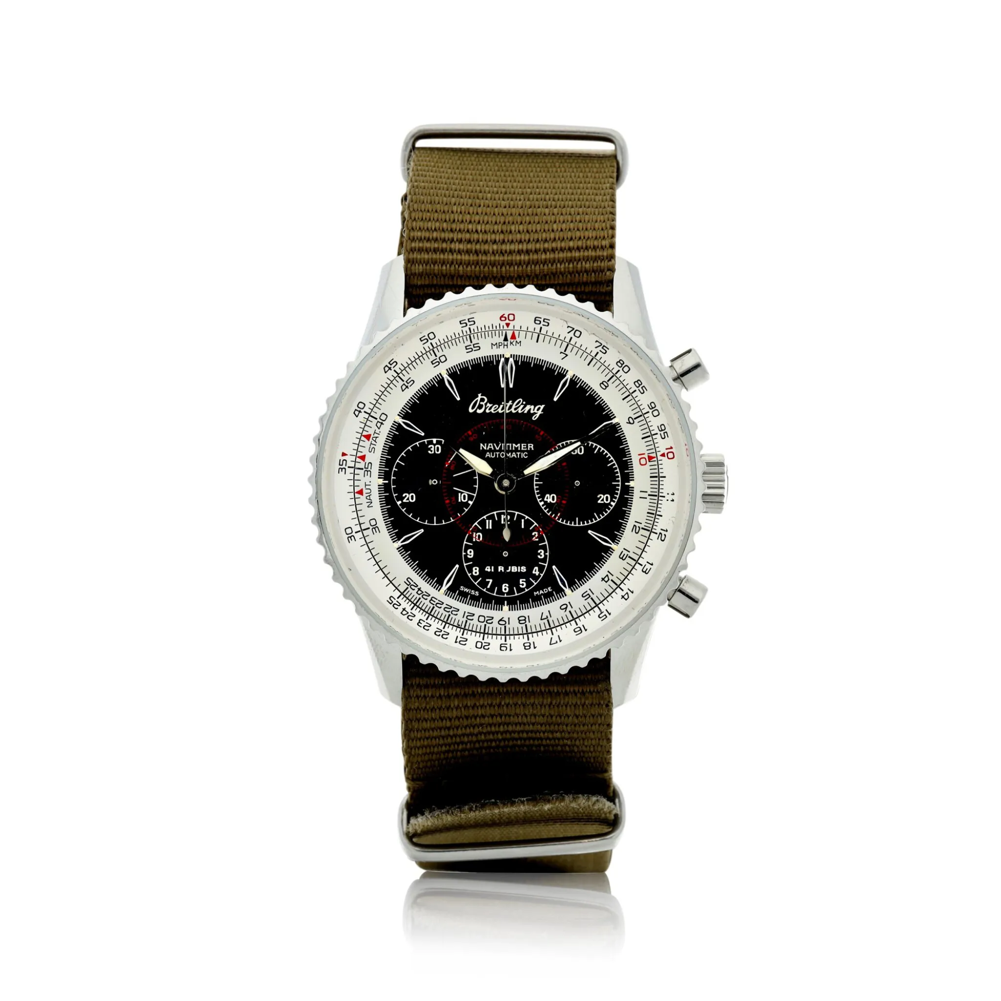 Breitling Montbrillant A30030.2 38mm Stainless steel Black