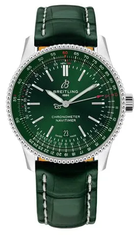 Breitling Navitimer A17326361L1P1 41mm Stainless steel Green