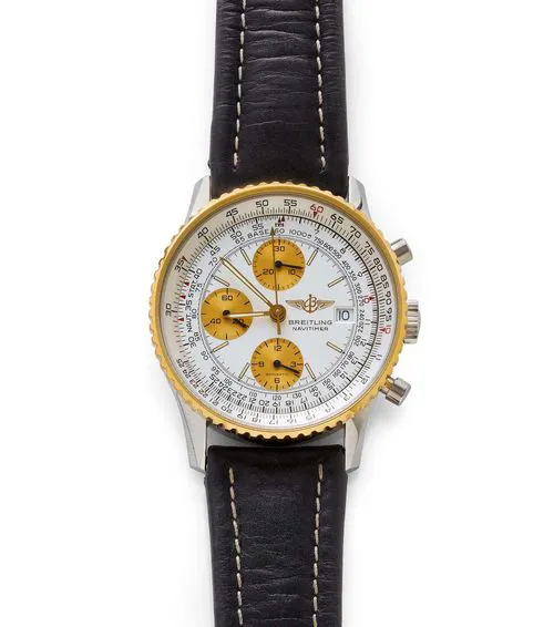 Breitling Navitimer B13019 42mm Steel and Yellow gold Silver