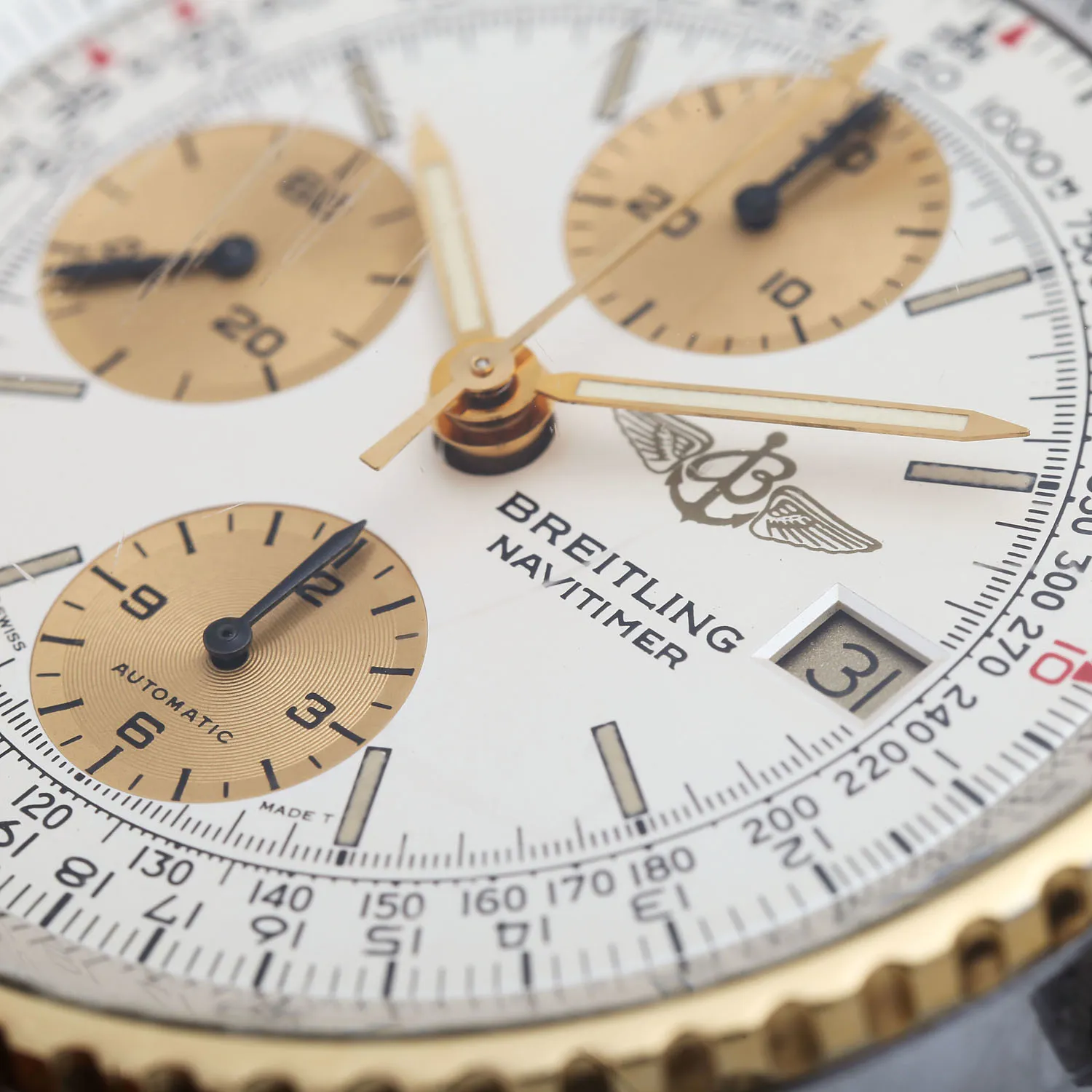 Breitling Navitimer 81610 nullmm Yellow gold White 4