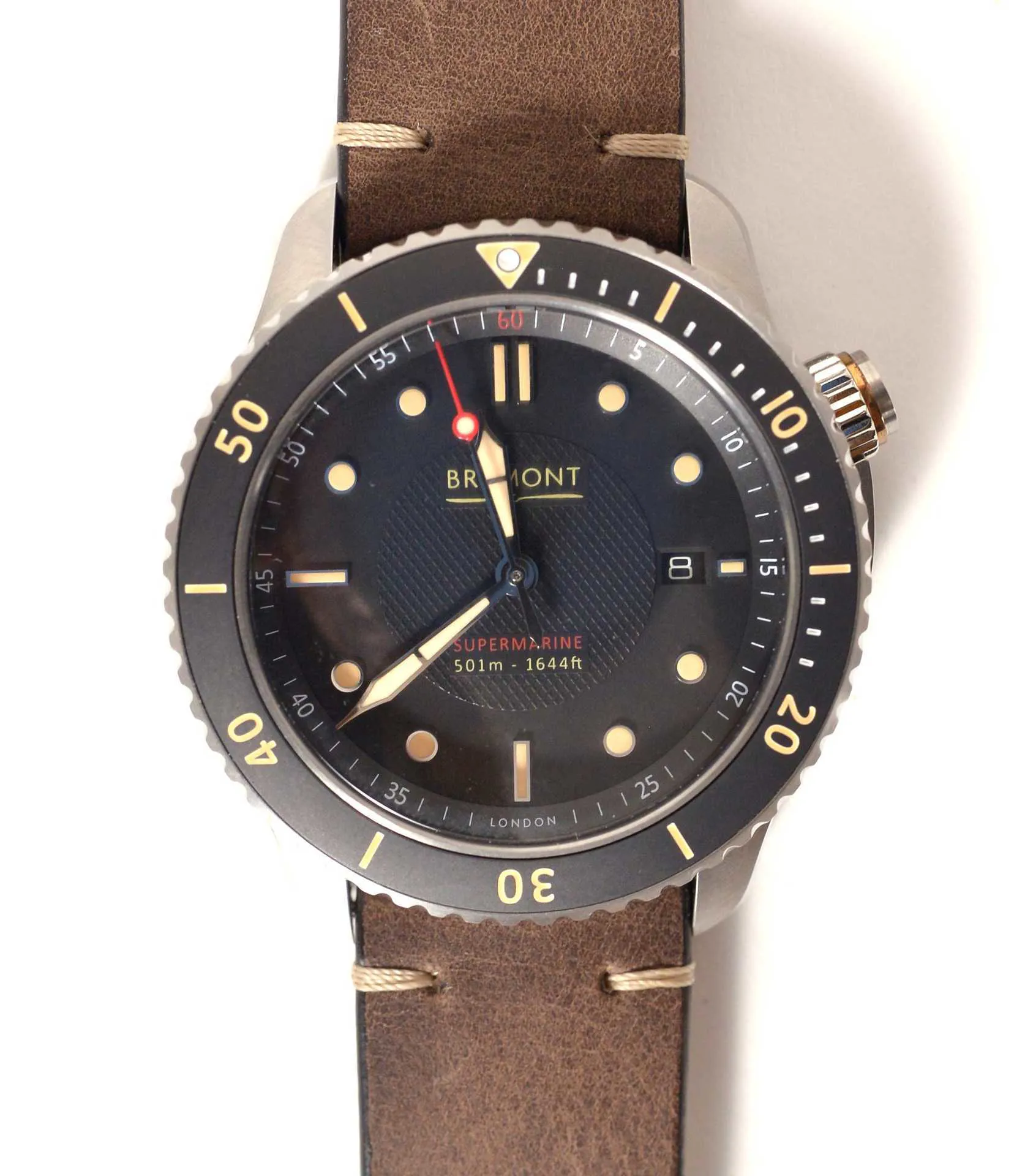 Bremont Supermarine 45mm Stainless steel Black