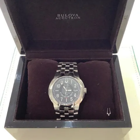 Bulova Accutron 63B137 42mm Stainless steel Black