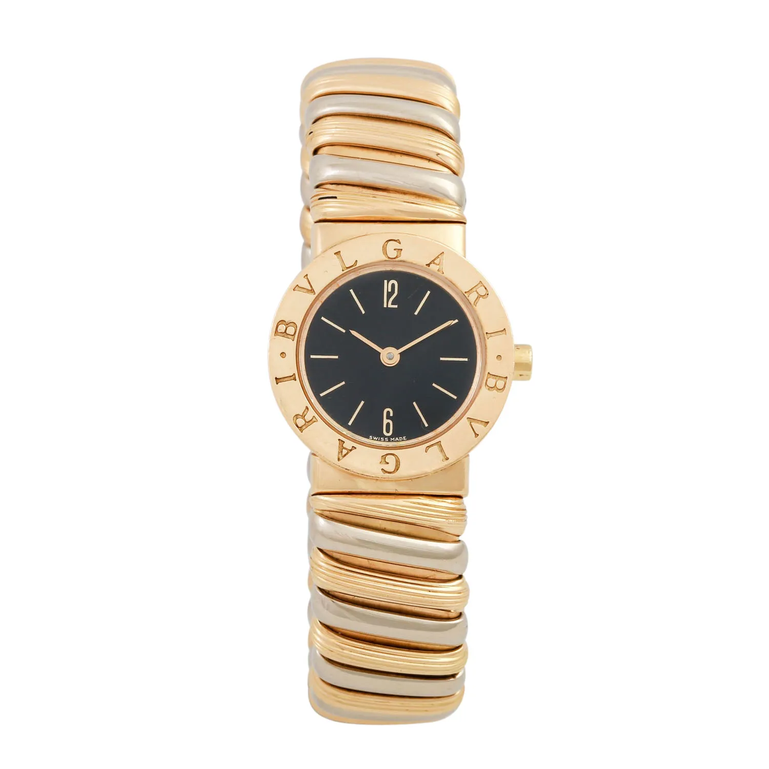 Bulgari Bulgari BB 23 2T 23mm Yellow gold Black