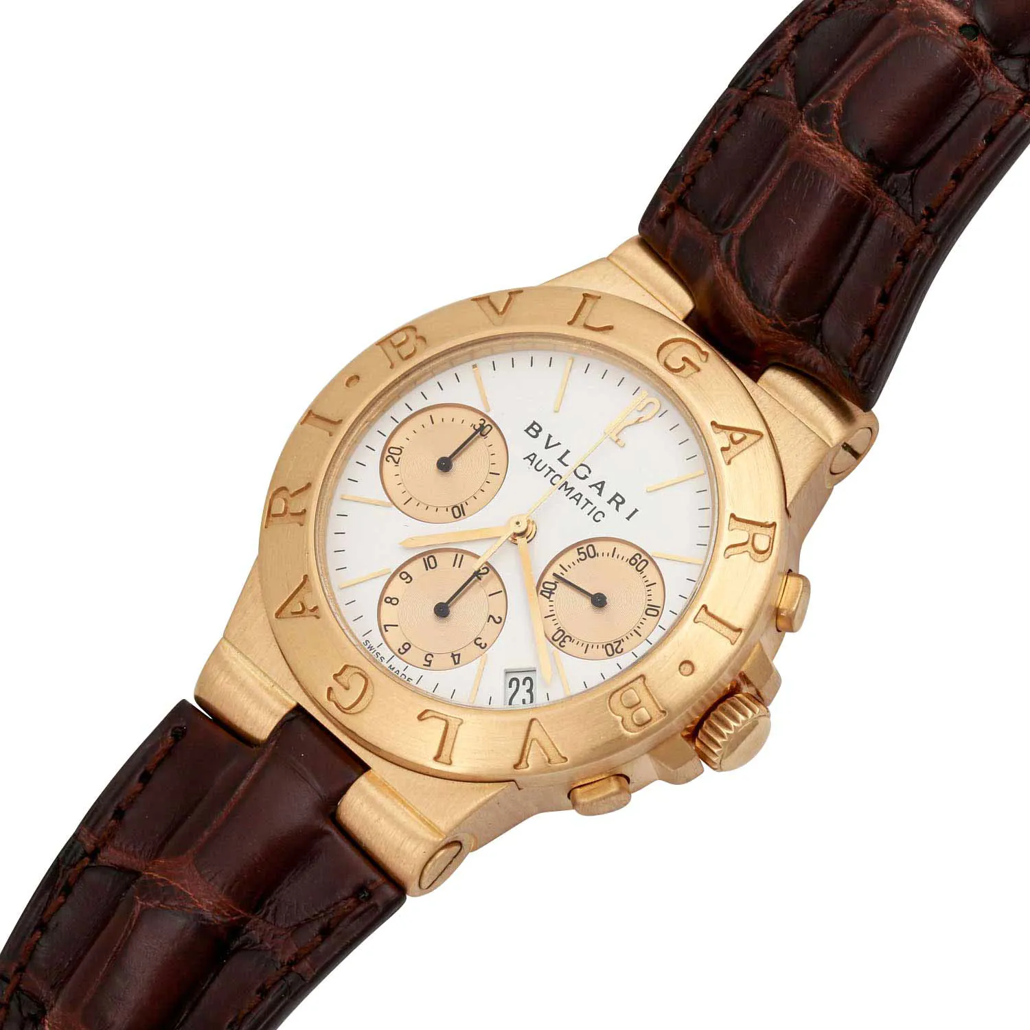 Bulgari Bulgari CH 35 G 35mm Yellow gold White 3