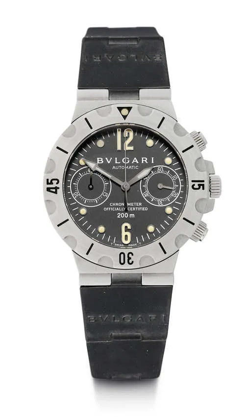 Bulgari SCB38S 38mm Black