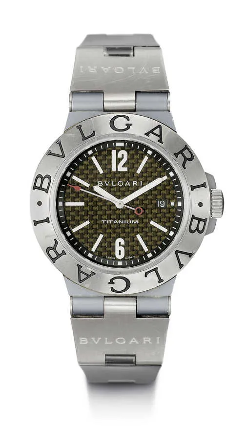 Bulgari TI 44 TA 44mm Titanium Carbon