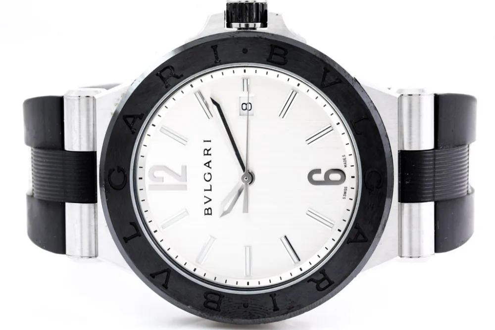 Bulgari Diagono DG42SC 42mm Stainless steel Silver