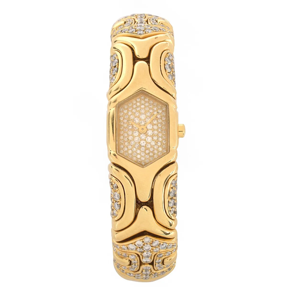 Bulgari Parentesi BJ 02 17mm Yellow gold Diamond