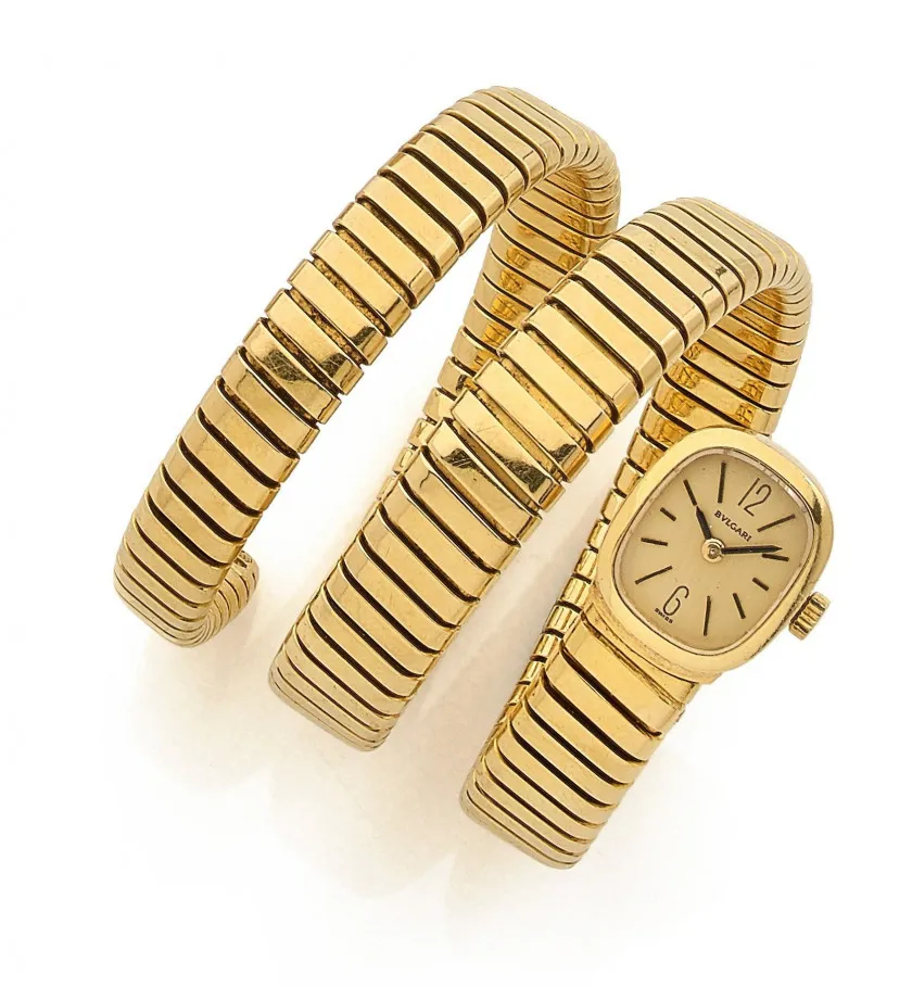 Bulgari Snakes 14mm Yellow gold Champagne