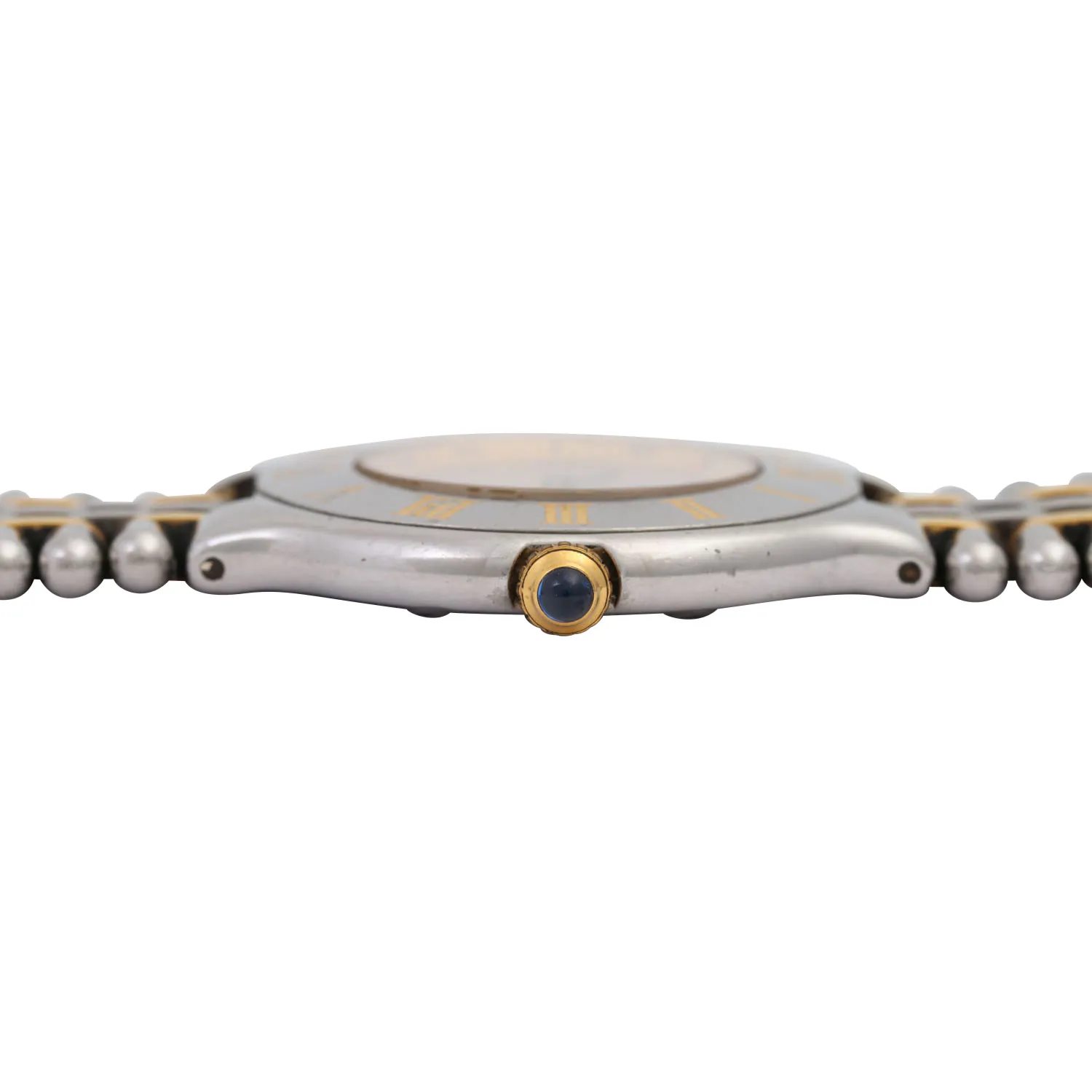 Cartier Must 21 1330 31mm Yellow gold and stainless steel Silver 2