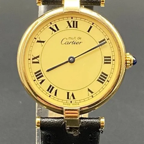 Cartier Must 21 1330 31mm Yellow gold and Stainless steel Gray