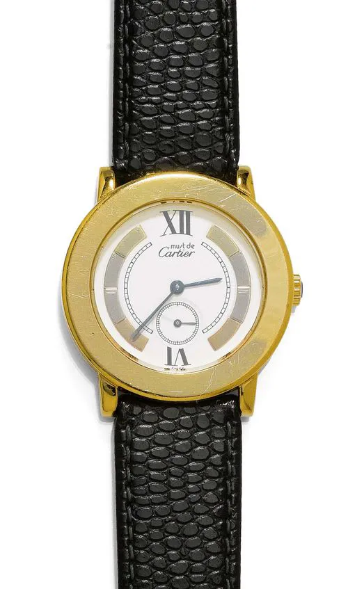 Cartier Must de Cartier 32.5mm Silver and gold-plated White