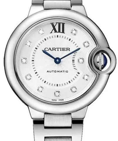 Cartier Ballon Bleu 28mm WE902073 28mm Stainless steel Silver