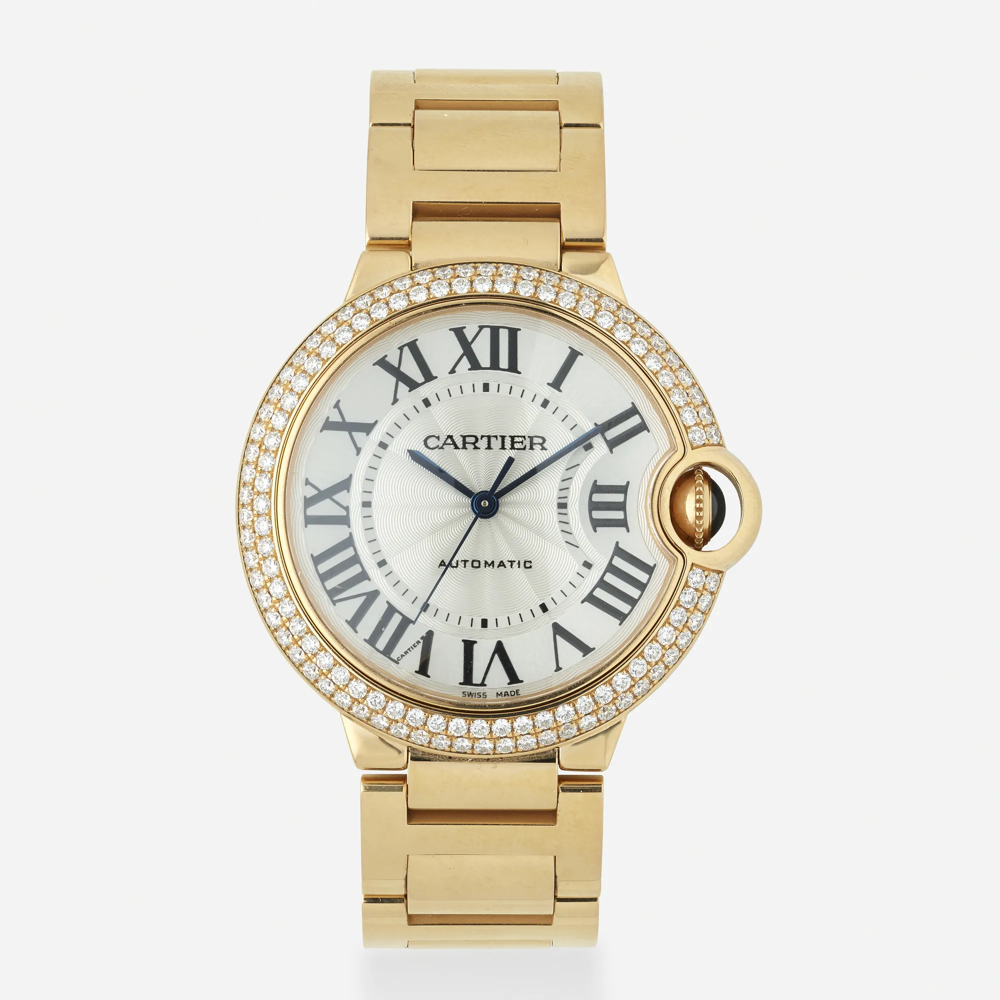 Cartier Ballon Bleu 3003 18mm Rose gold Silver