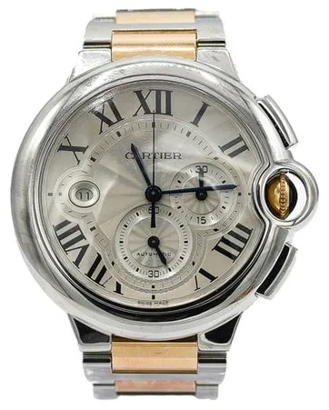 Cartier Ballon Bleu w6920063 44mm Yellow gold and Stainless steel Silver