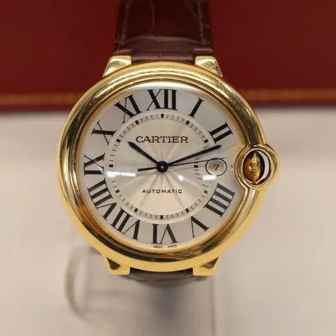 Cartier Ballon Bleu W6900551 42mm Yellow gold Silver