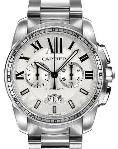 Cartier Calibre de Cartier W7100045 42mm Stainless steel Silver