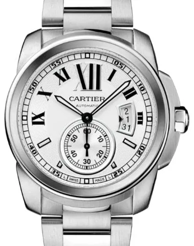 Cartier Calibre de Cartier W7100015 42mm Stainless steel Silver