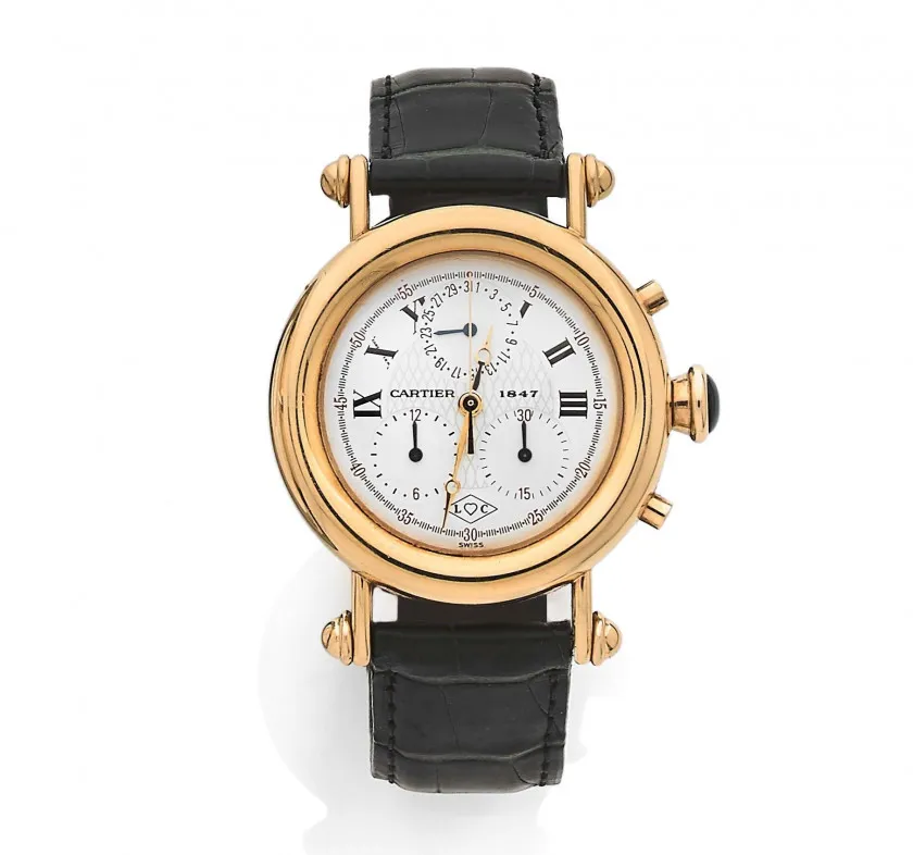 Cartier Diabolo 1400-0 32mm Yellow gold White 5