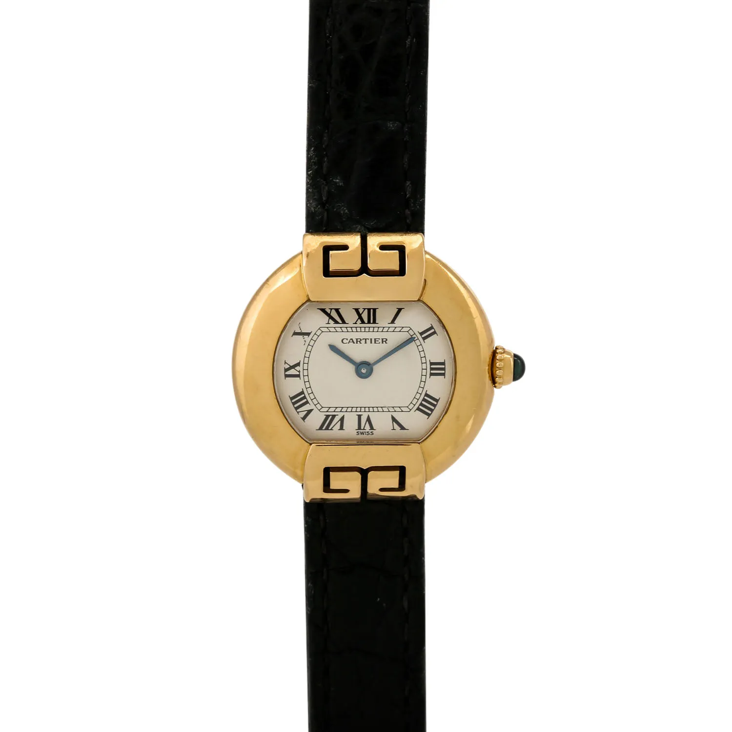 Cartier Ellipse 1480 26mm Yellow gold White