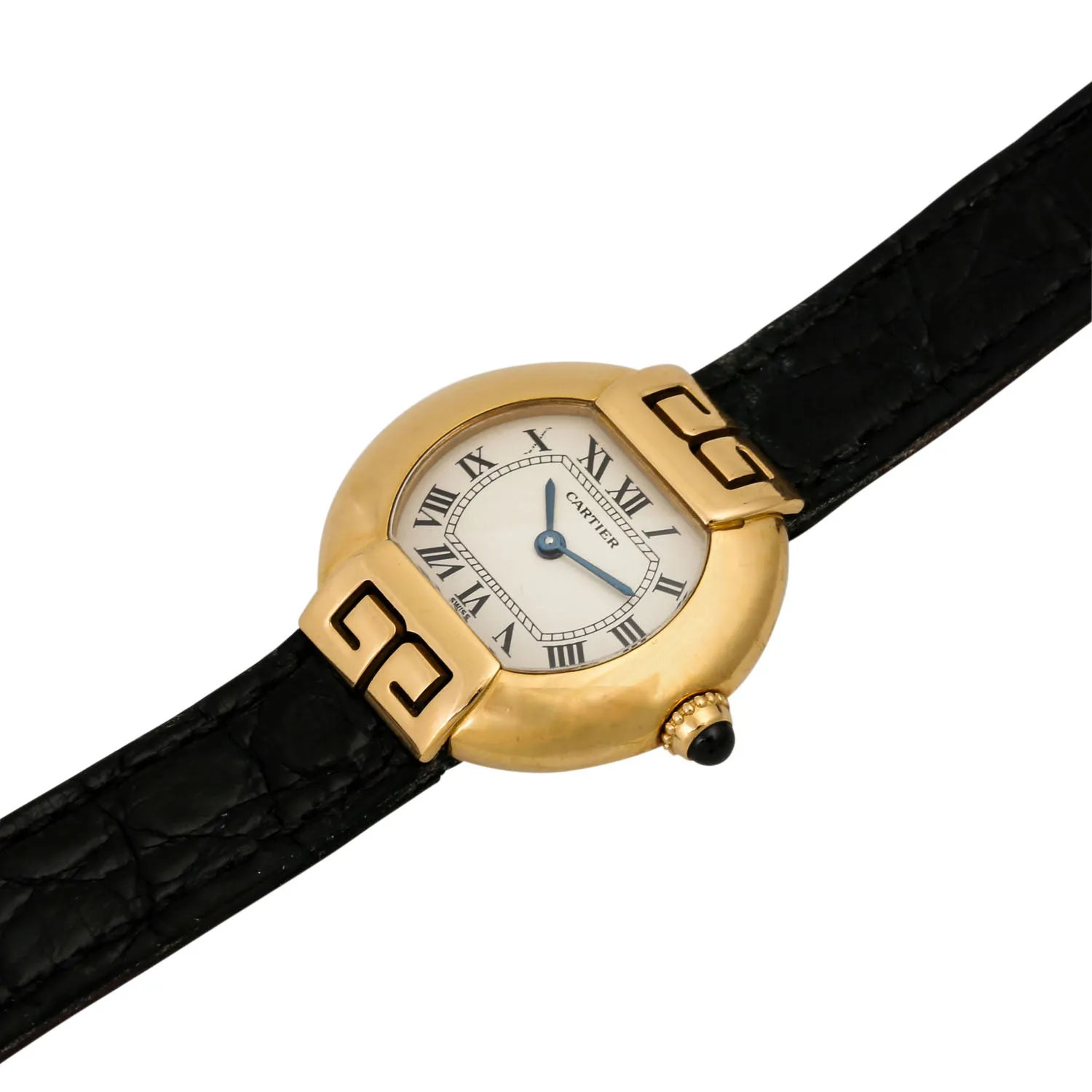 Cartier Ellipse 1480 26mm Yellow gold White 3