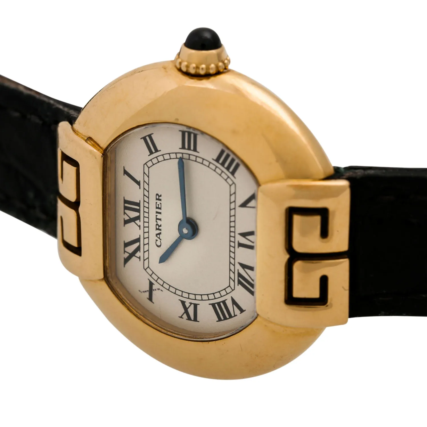 Cartier Ellipse 1480 26mm Yellow gold White 5