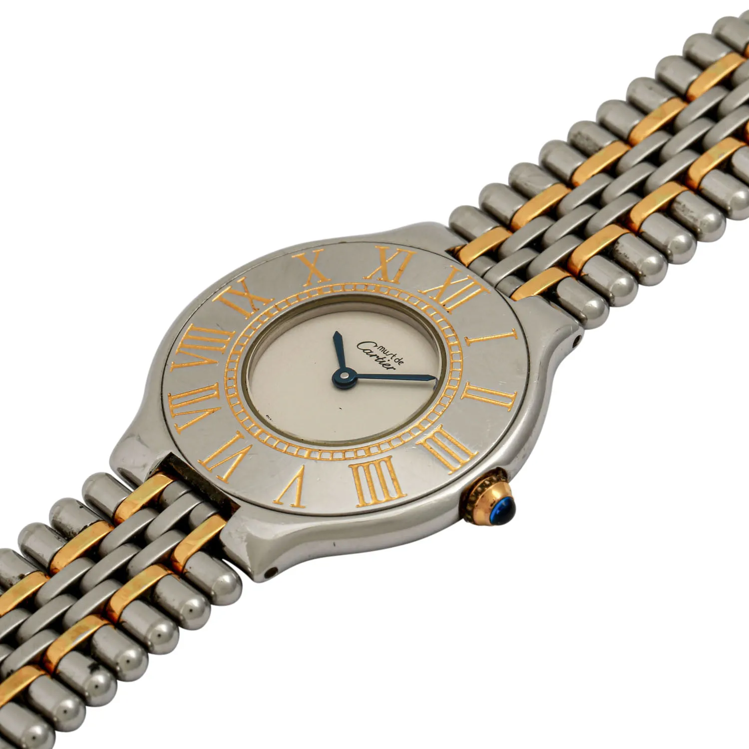 Cartier Must de Cartier 123000P 30mm Yellow gold and stainless steel Silver 2