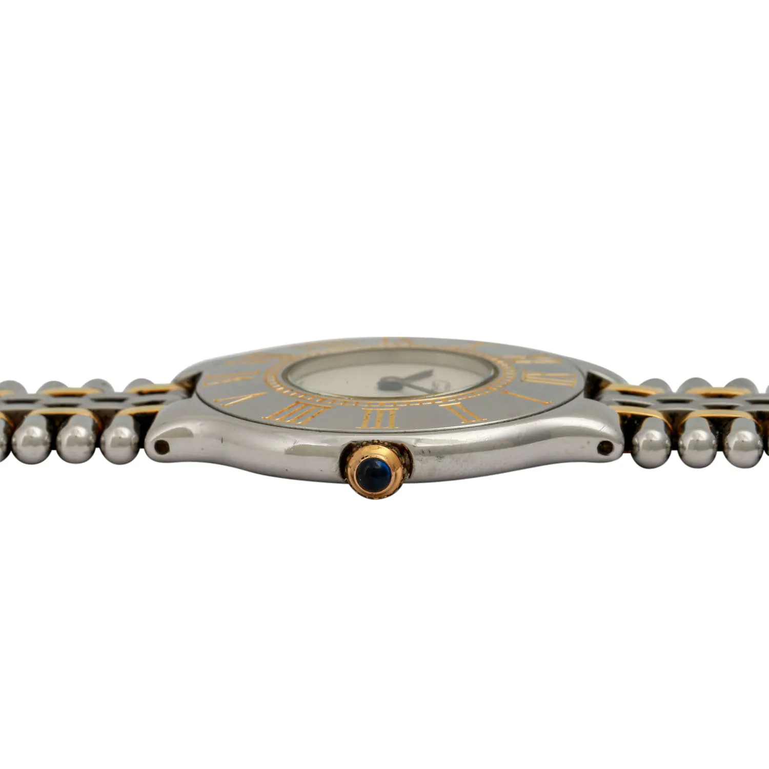 Cartier Must de Cartier 123000P 30mm Yellow gold and stainless steel Silver 4