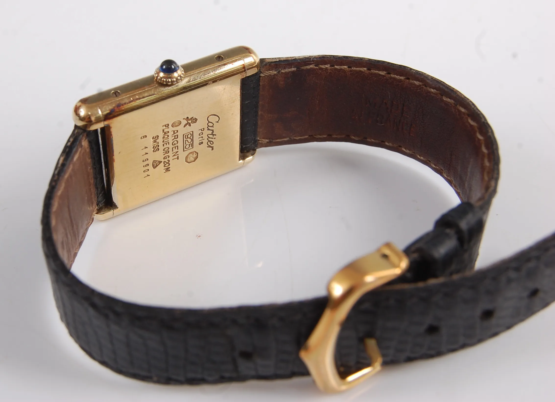 Cartier Must de Cartier 24mm Gilt metal Black 2