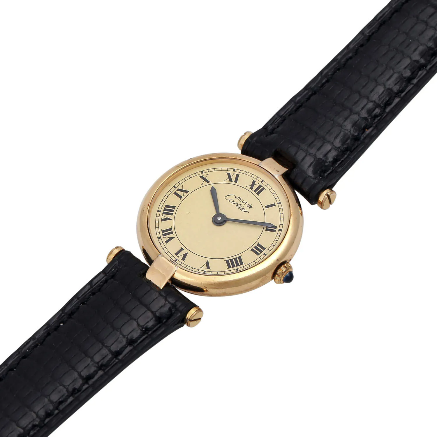 Cartier Must de Cartier nullmm Yellow gold and stainless steel Cream 3