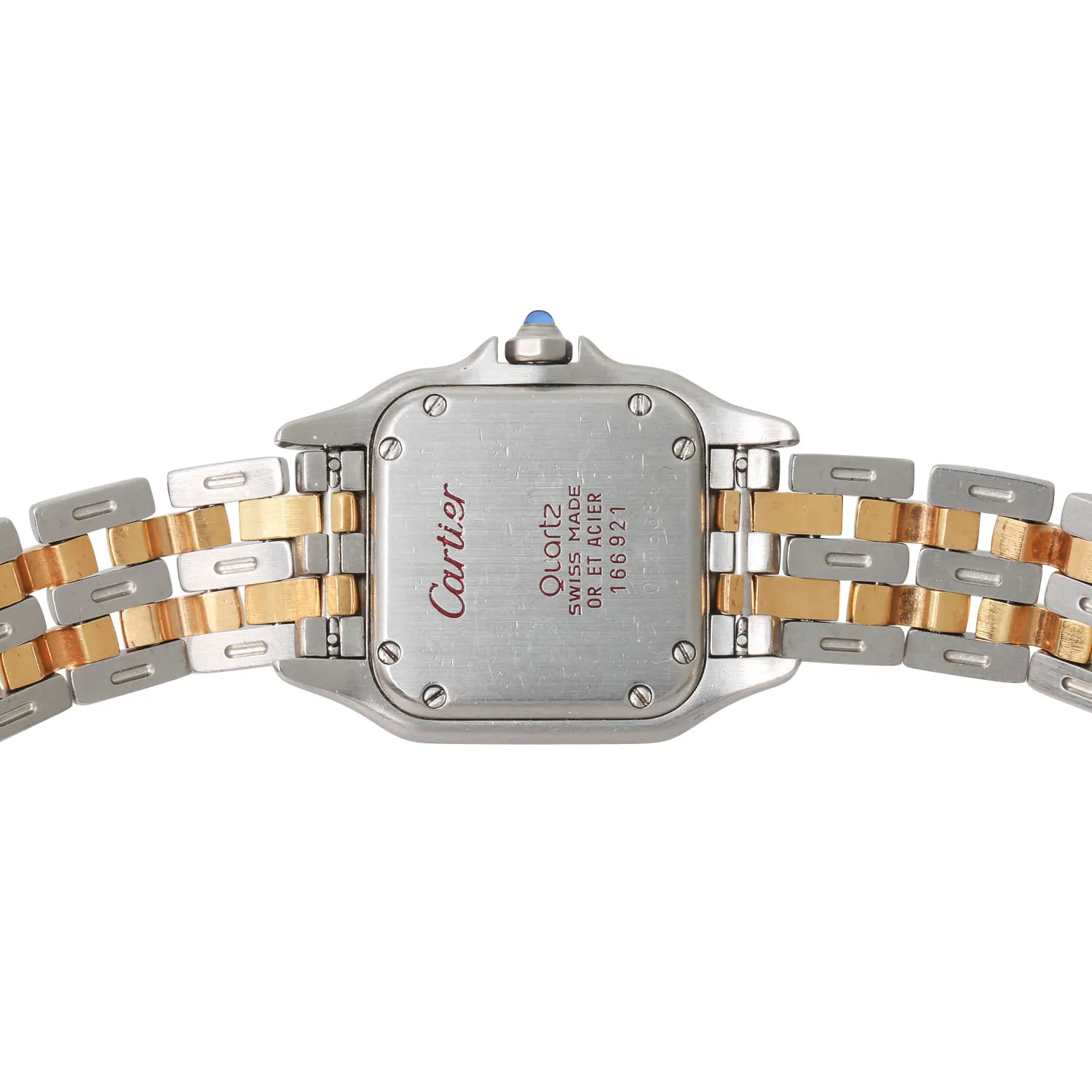 Cartier Panthère 166921 22mm Yellow gold and Stainless steel Brown 1