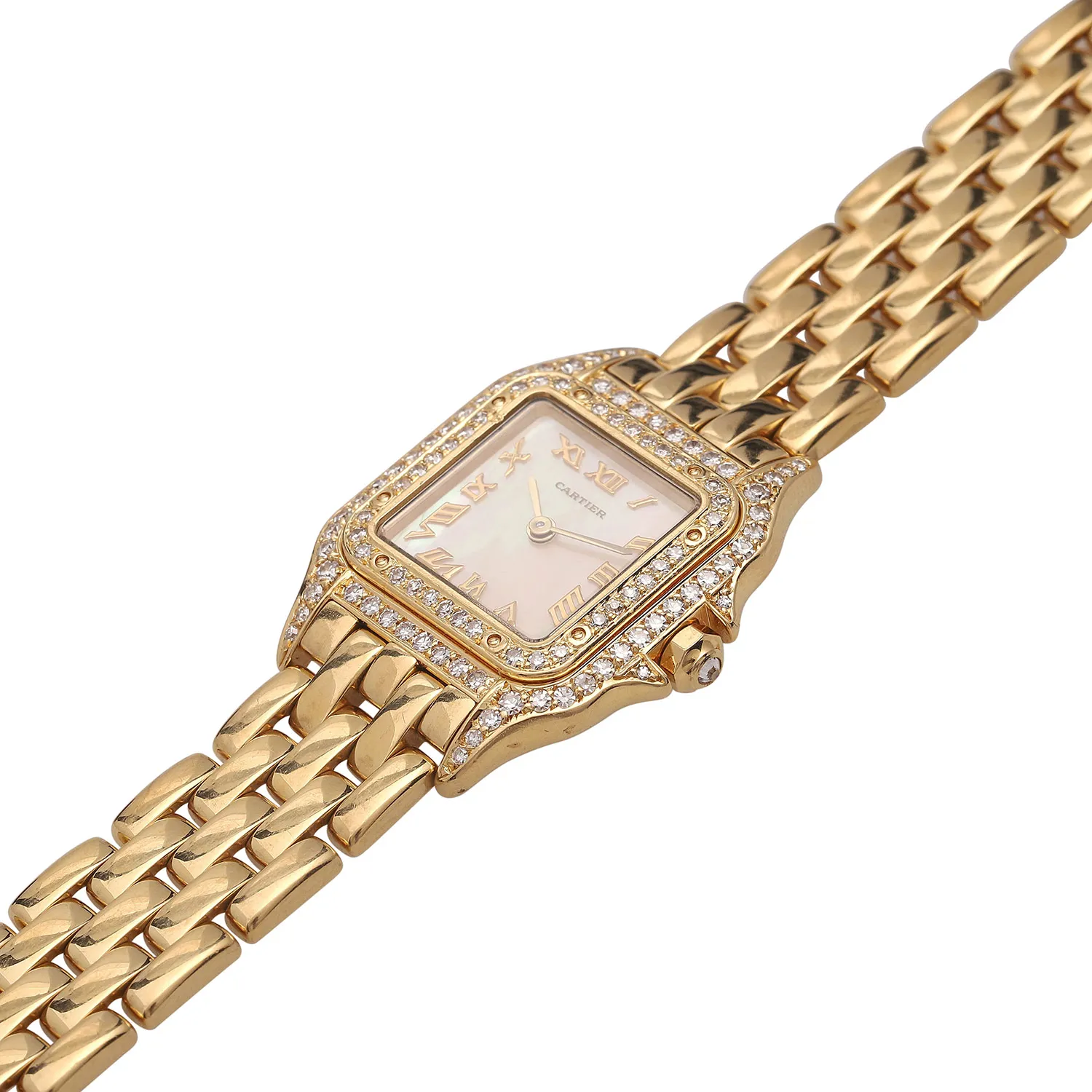 Cartier Panthère 866919 22mm Yellow gold Silver 3