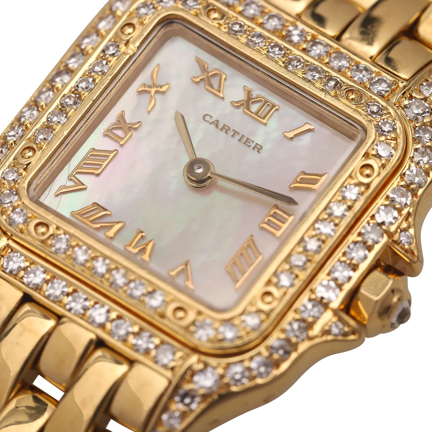 Cartier Panthère 866919 22mm Yellow gold Silver 4