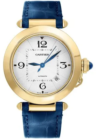 Cartier Pasha WGPA0007 41mm Yellow gold Silver