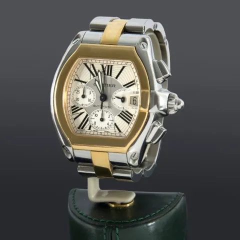 Cartier Roadster 2618 40mm Yellow gold and Stainless steel Silver