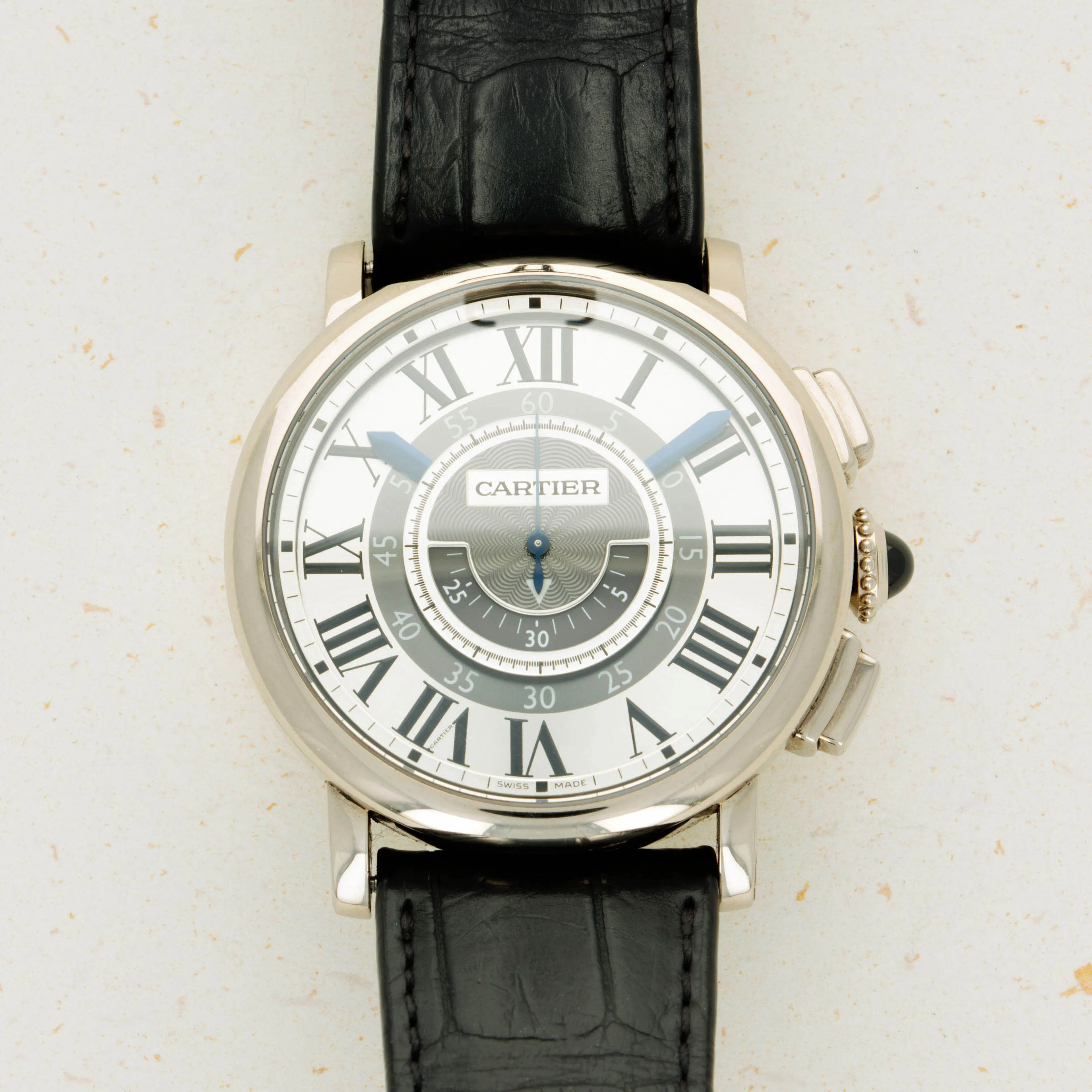 Cartier Rotonde de Cartier W1556051 42mm White gold Gray